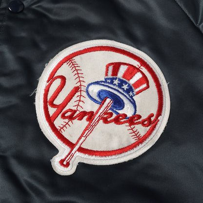 [雰囲気抜群] 90s Chalk Line ×New York Yankees ナイロンサテン スタジャン(USA製)