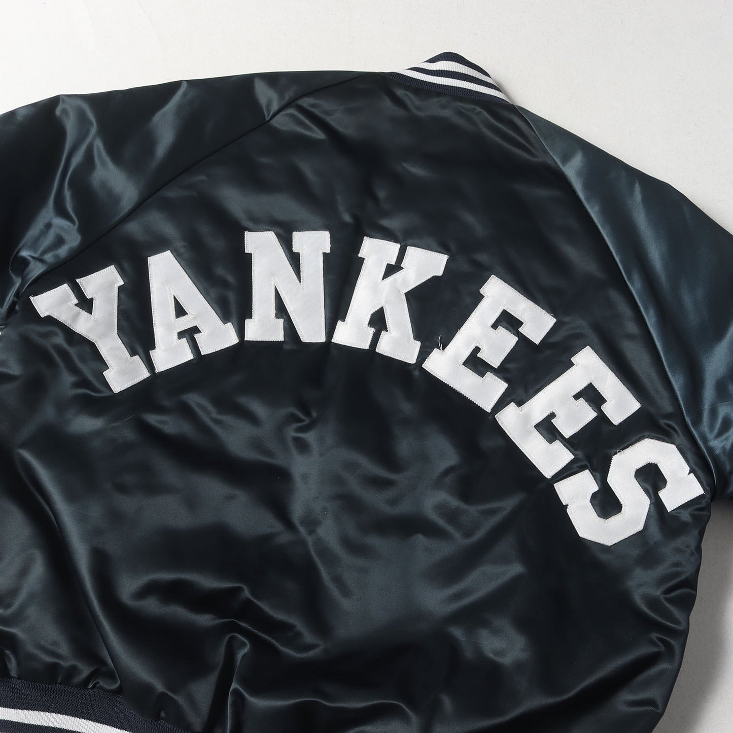 [雰囲気抜群] 90s Chalk Line ×New York Yankees ナイロンサテン スタジャン(USA製)