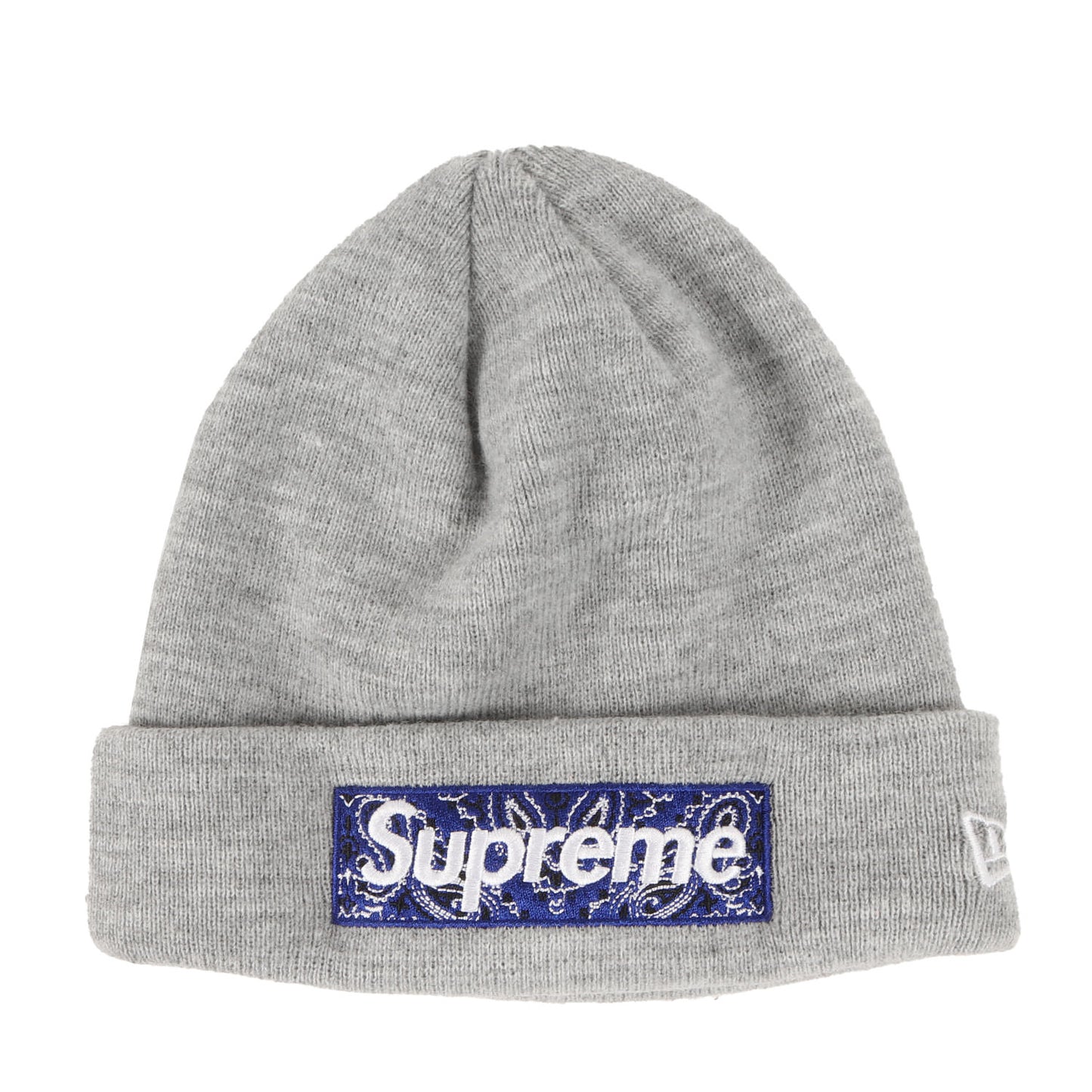 ×NEW ERA バンダナ BOXロゴ ニット ビーニー(Box Logo Beanie)