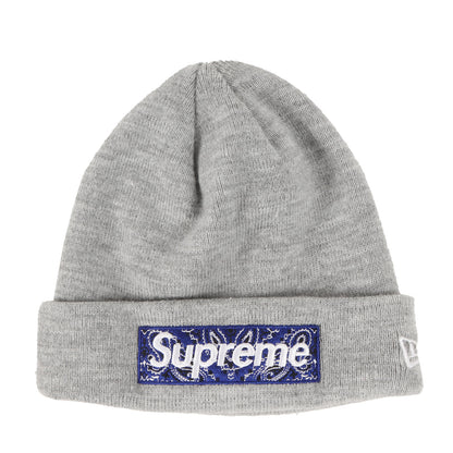 ×NEW ERA バンダナ BOXロゴ ニット ビーニー(Box Logo Beanie)