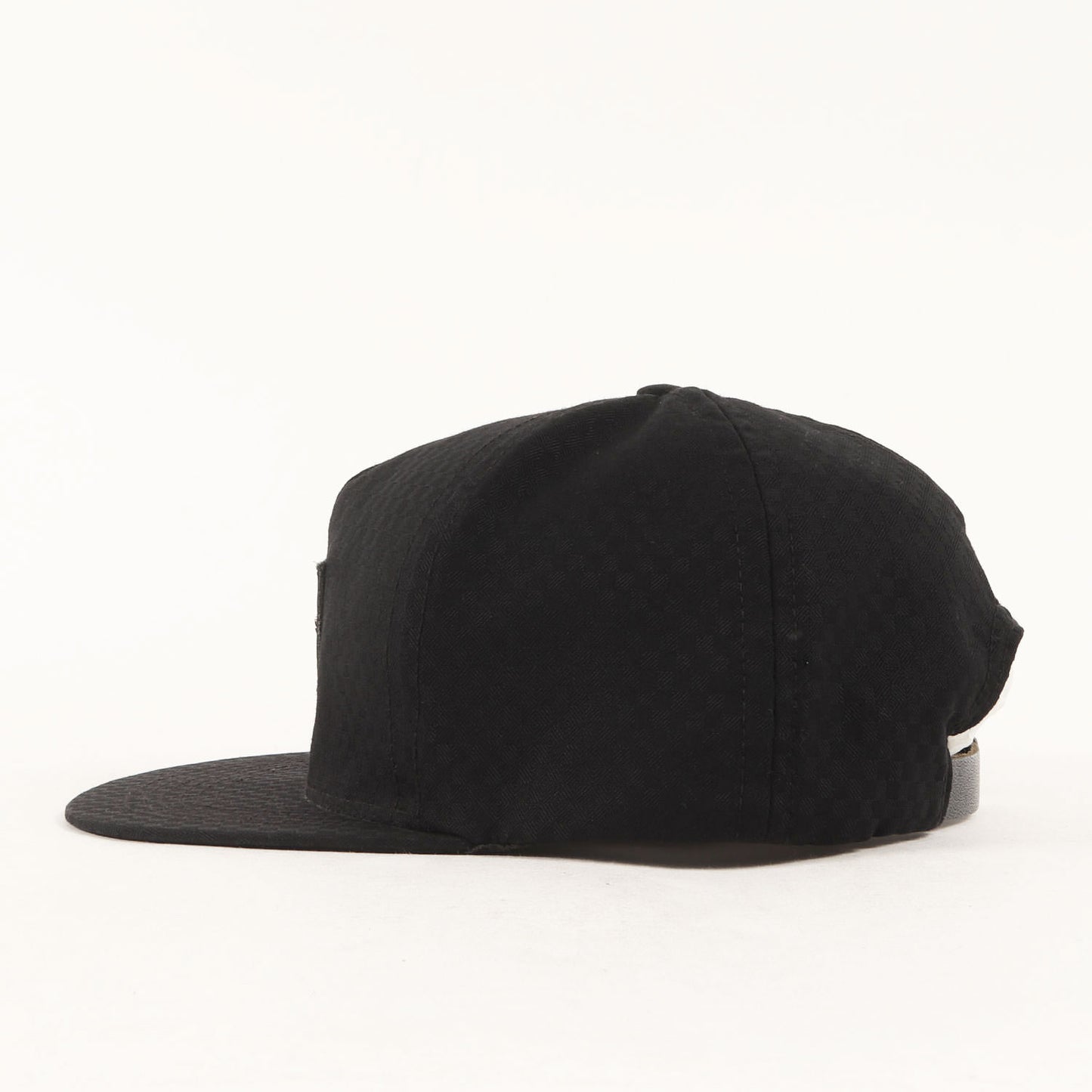 クロコ型押しレザーパッチ チェッカー 5パネルキャップ(Croc Patch 5 Panel Cap)