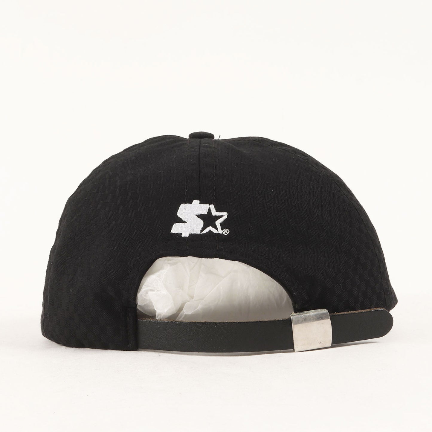 クロコ型押しレザーパッチ チェッカー 5パネルキャップ(Croc Patch 5 Panel Cap)