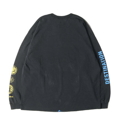 22AW フロスト加工 グラフィック ロングスリーブ Tシャツ(PARADISE CITY L/S TEE )