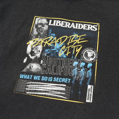 22AW フロスト加工 グラフィック ロングスリーブ Tシャツ(PARADISE CITY L/S TEE )