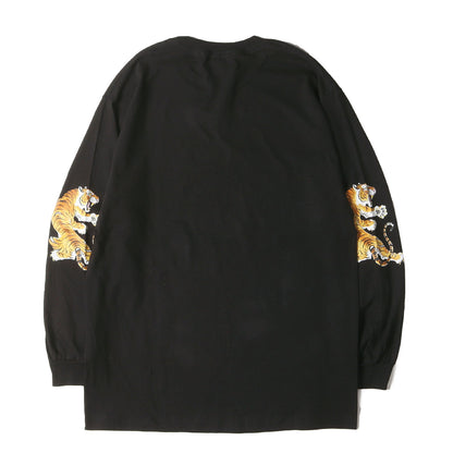 24AW ×TIM LEHI 虎プリント ロングスリーブ Tシャツ(CREW NECK LONG SLEEVE T-SHIRT)