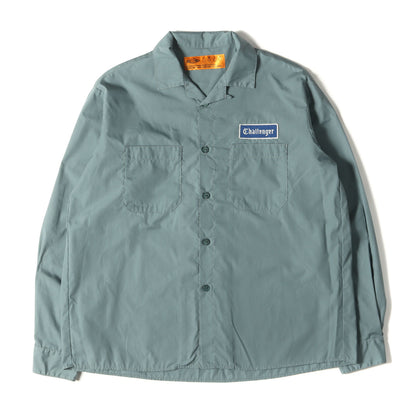 23SS ワッペン付き オープンカラー ワークシャツ(L/S WORKER SHIRT)