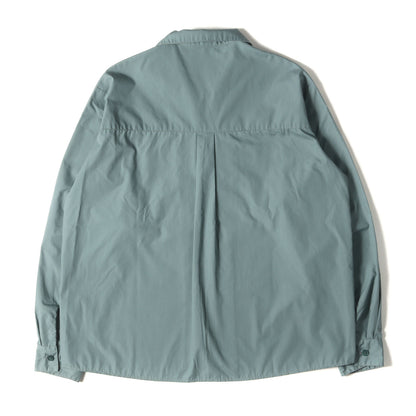 23SS ワッペン付き オープンカラー ワークシャツ(L/S WORKER SHIRT)