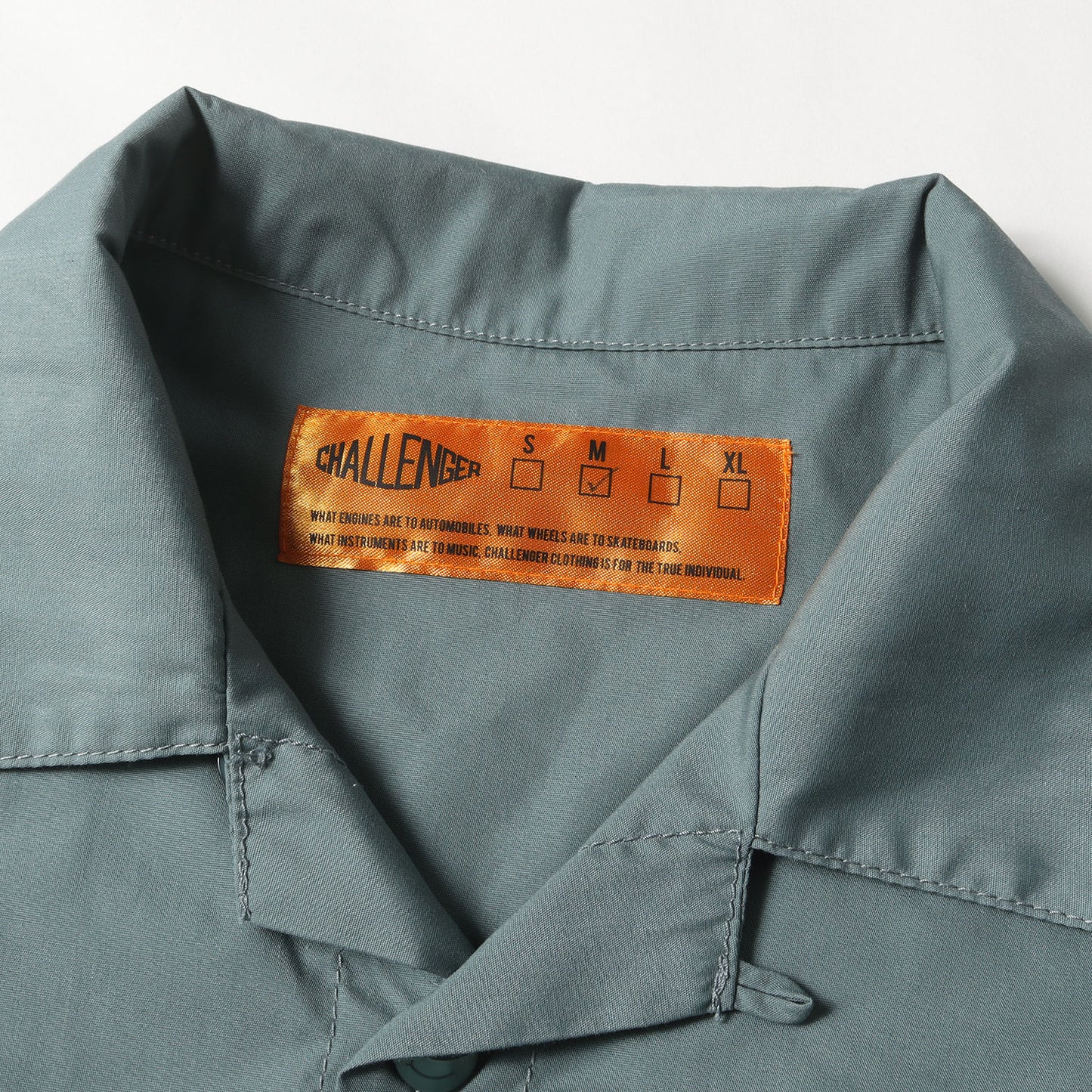 23SS ワッペン付き オープンカラー ワークシャツ(L/S WORKER SHIRT)