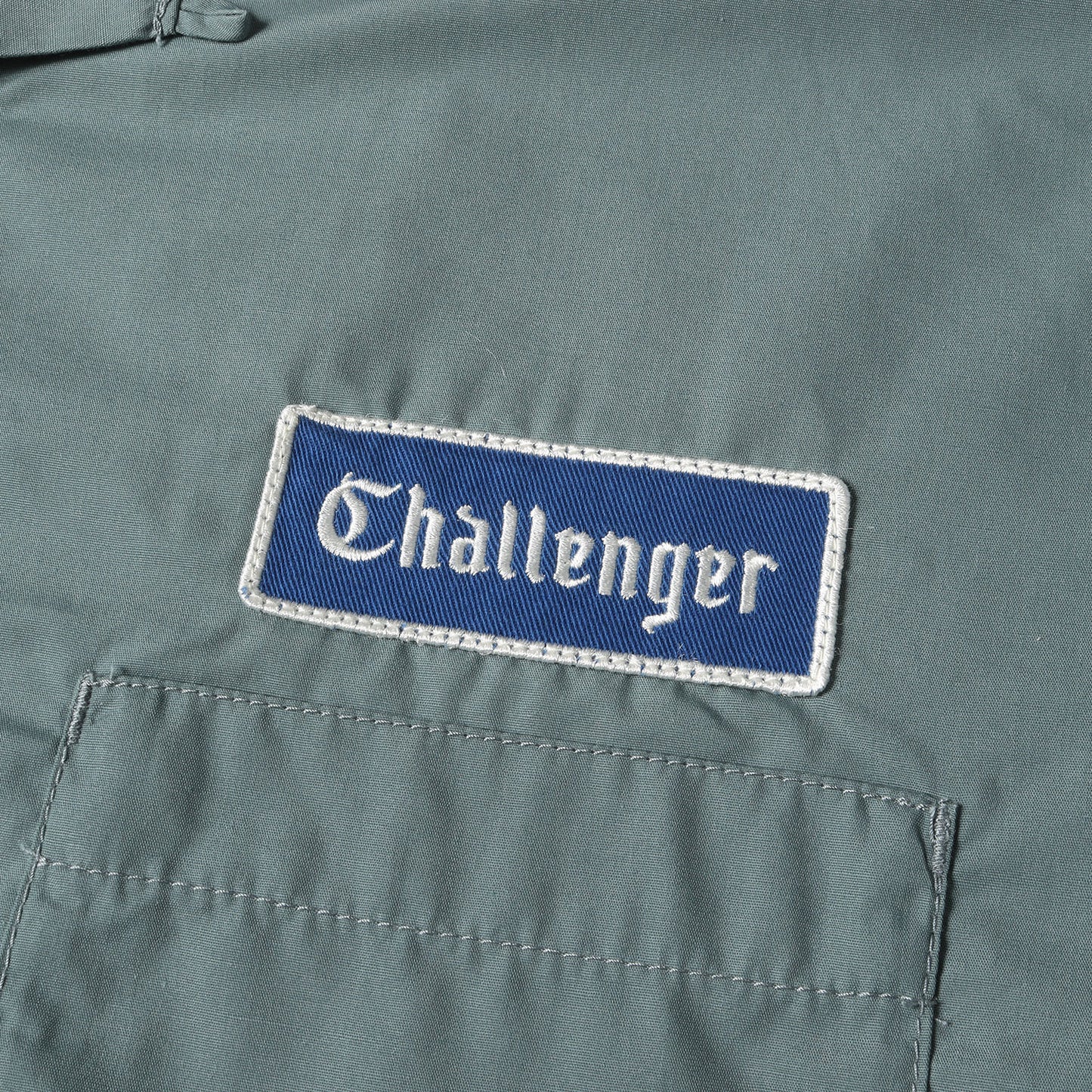 23SS ワッペン付き オープンカラー ワークシャツ(L/S WORKER SHIRT)