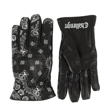 23AW バンダナ柄 シープスキンレザー グローブ / 手袋(BANDANA LEATHER GLOVE)