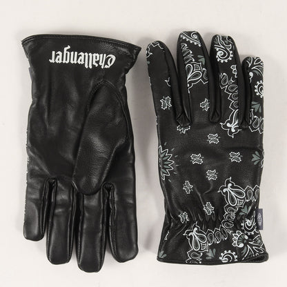 23AW バンダナ柄 シープスキンレザー グローブ / 手袋(BANDANA LEATHER GLOVE)
