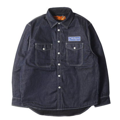 24AW 裏地キルティング デニム シャツジャケット(DENIM LINING SHIRT)