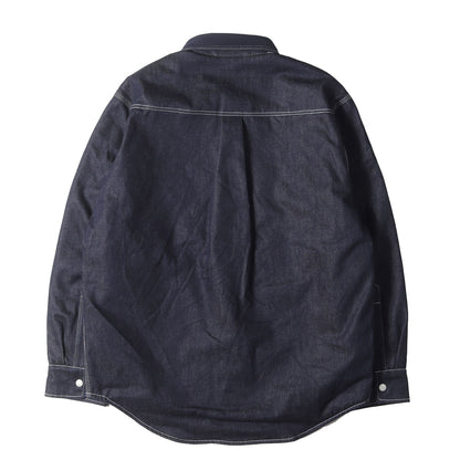 24AW 裏地キルティング デニム シャツジャケット(DENIM LINING SHIRT)