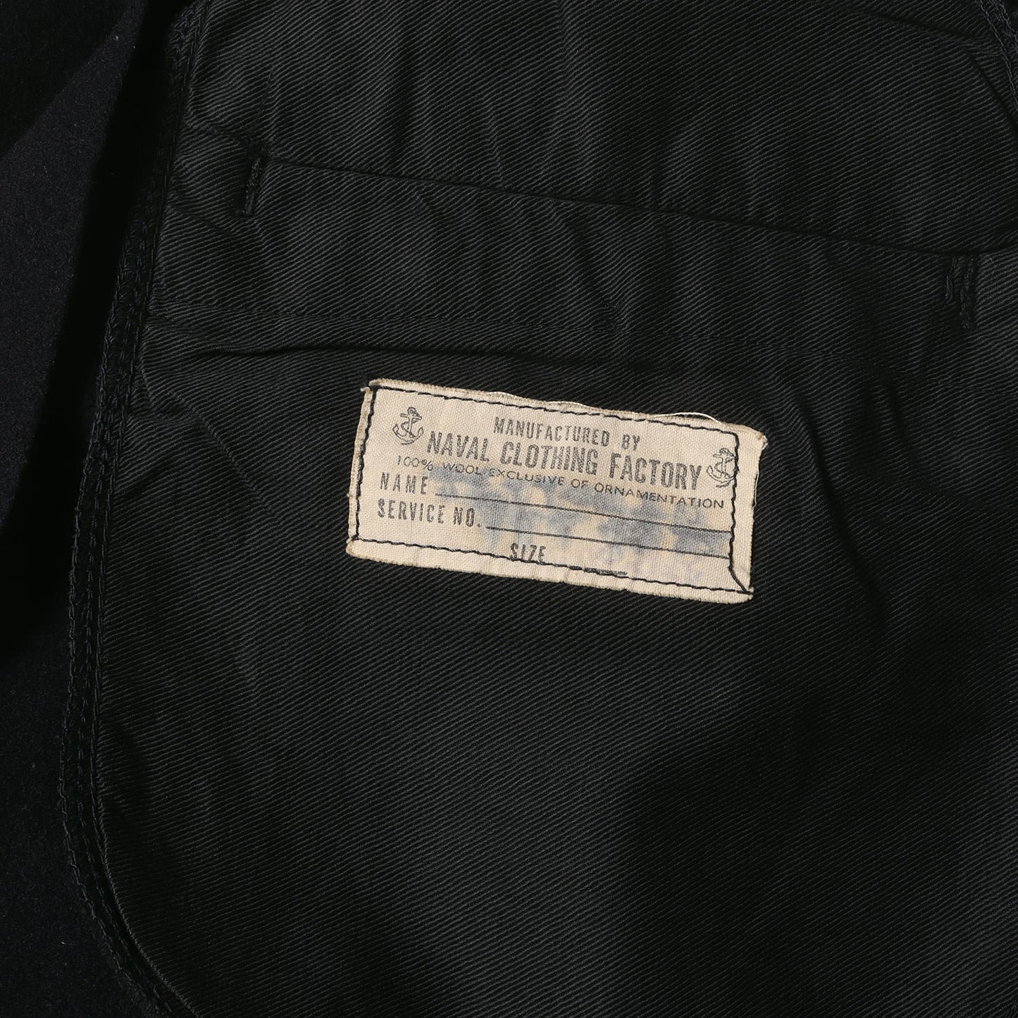 50s 米軍実物 U.S.NAVY ウール セーラー 巻きパンツ