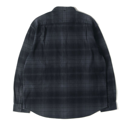 23SS シャドーチェック ボタンダウン フランネル シャツ(Shadow Plaid Flannel Shirt)