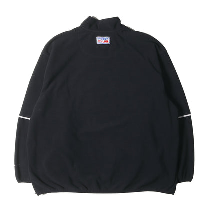 90s ×NFL Raiders ハーフジップ プルオーバー フリース