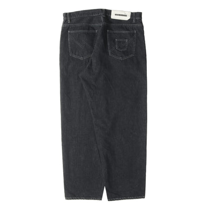 24AW ×PHINGERIN ウォッシュド ワイド テーパード デニムパンツ(6PK DENIM PANTS)
