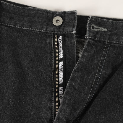 24AW ×PHINGERIN ウォッシュド ワイド テーパード デニムパンツ(6PK DENIM PANTS)