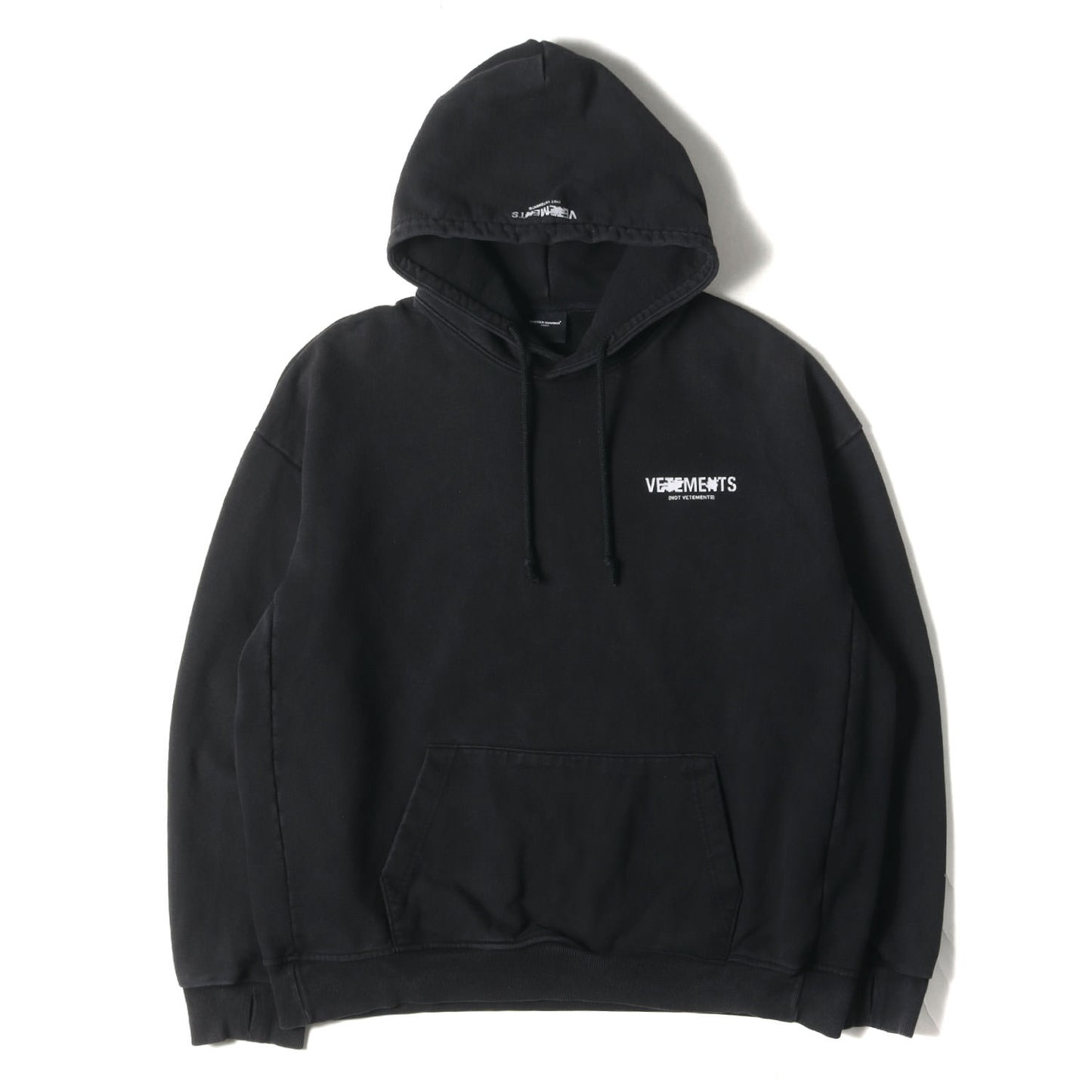 ヴェトモン パロディー オーバーサイズ スウェット パーカー(FAKE FACE HOOD)