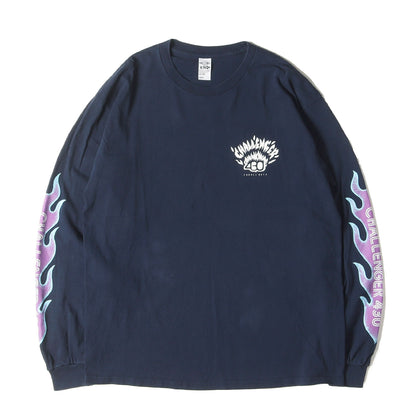 22SS ×430 Purple haze フレイム ロングスリーブ Tシャツ