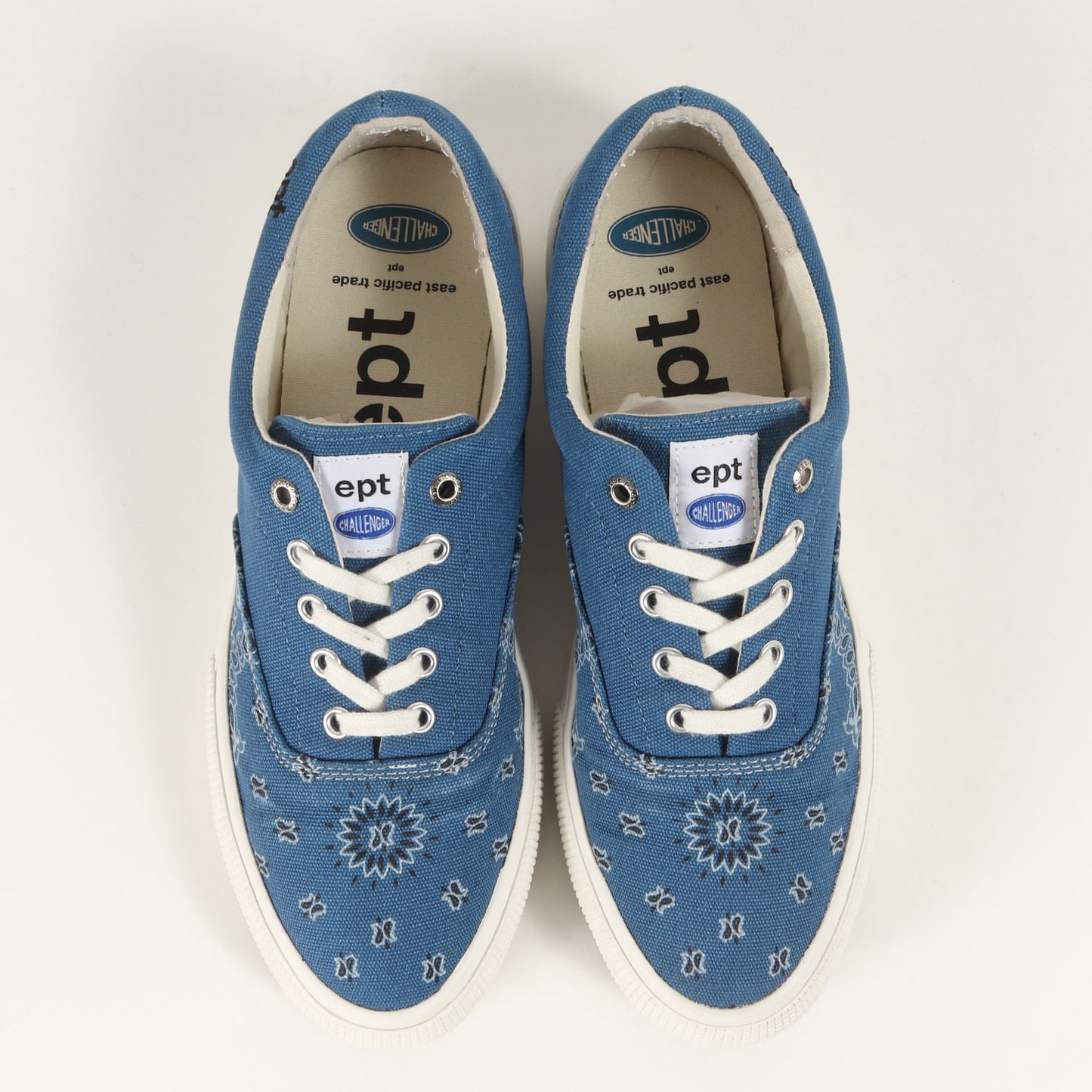 24AW ×East Pacific Trade バンダナ柄 キャンバス スニーカー(BANDANA SNEAKERS / DECK CANVAS)