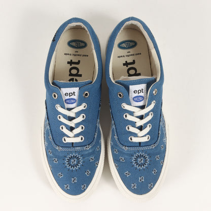 24AW ×East Pacific Trade バンダナ柄 キャンバス スニーカー(BANDANA SNEAKERS / DECK CANVAS)