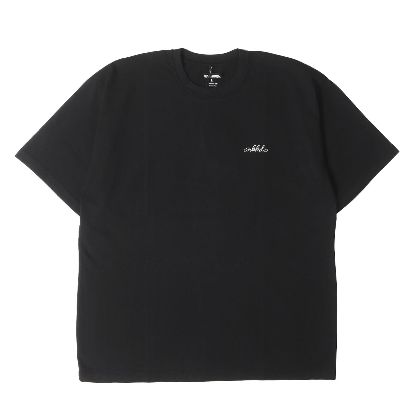 24SS ブランドロゴ刺繍 クルーネック Tシャツ(NH. TEE SS-12)