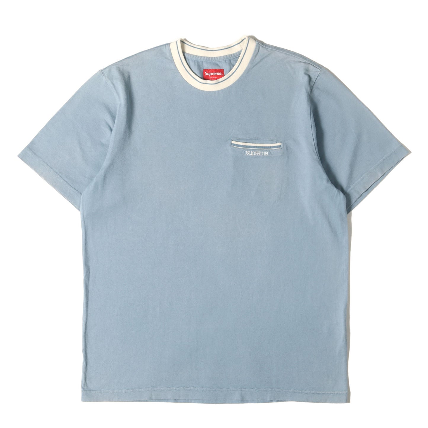 リブポケット付き クラシックロゴ Tシャツ(Ribbed Pocket Tee)