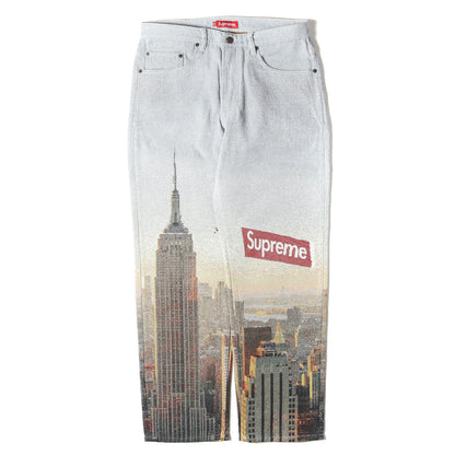 20AW マンハッタン柄 デニムパンツ(Aerial Tapestry Regular Jean)