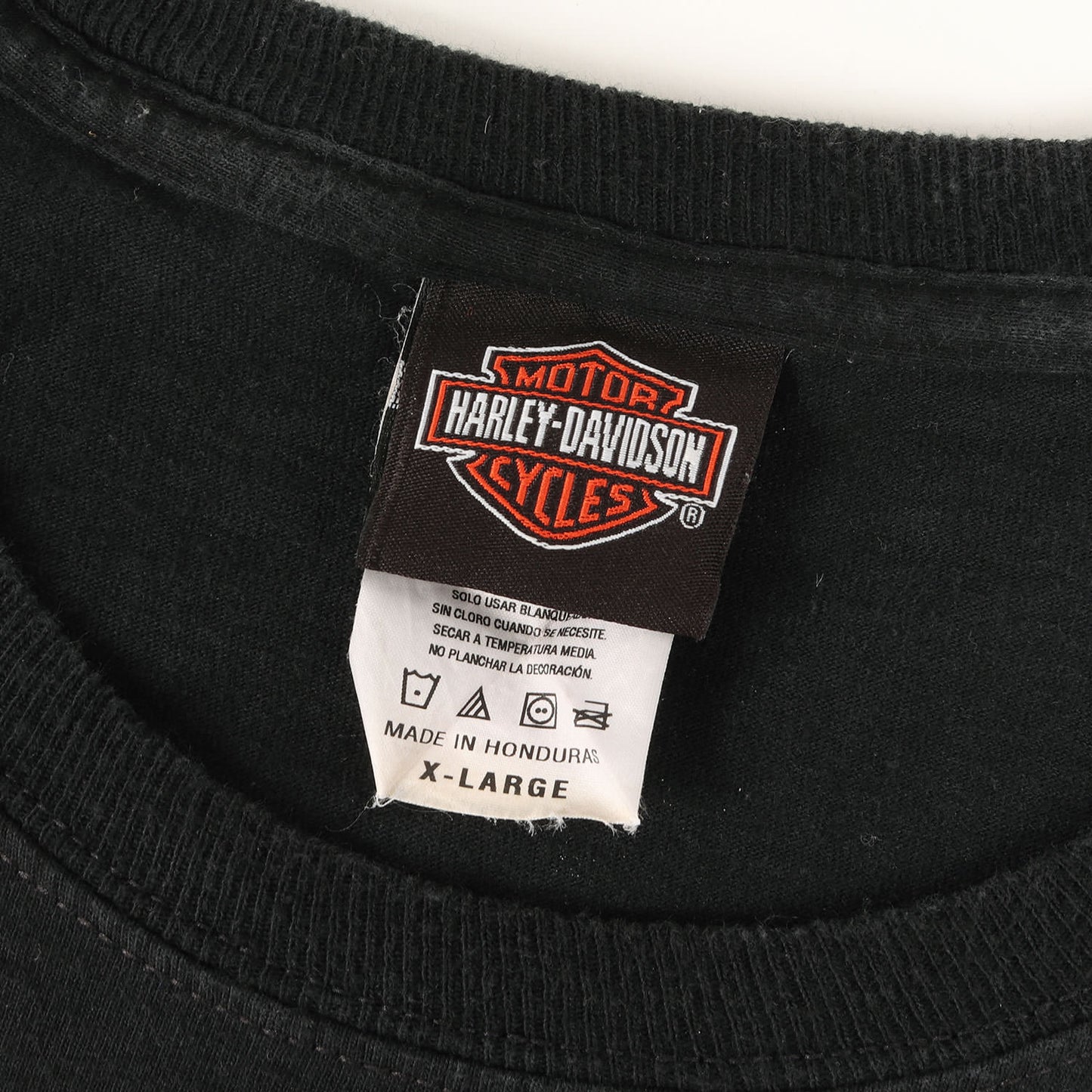 KITH TOKYO限定 古着リメイク HARLEY-DAVIDSON BOXロゴ Tシャツ