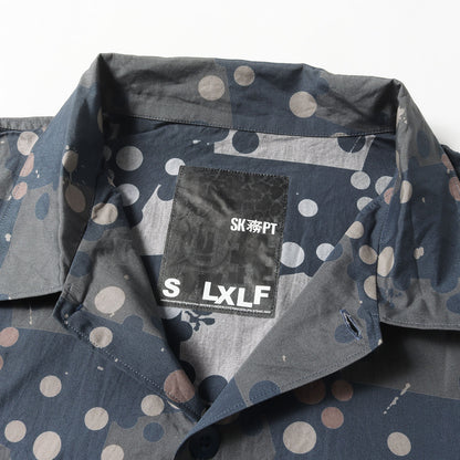 00SS SK務PT期 総柄グラフィック コットン 半袖シャツ