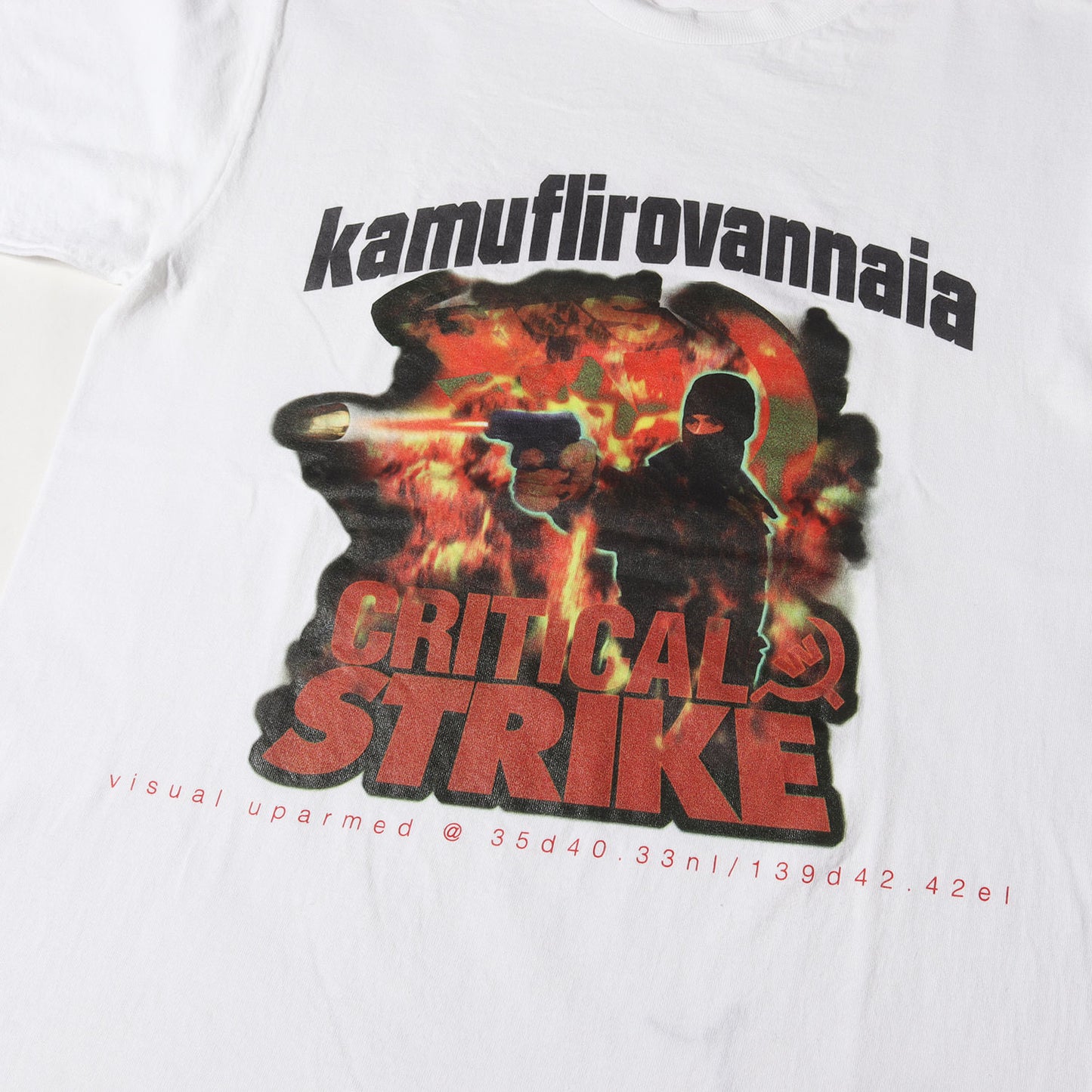 90s 初期モデル ミリタリー プリント Tシャツ