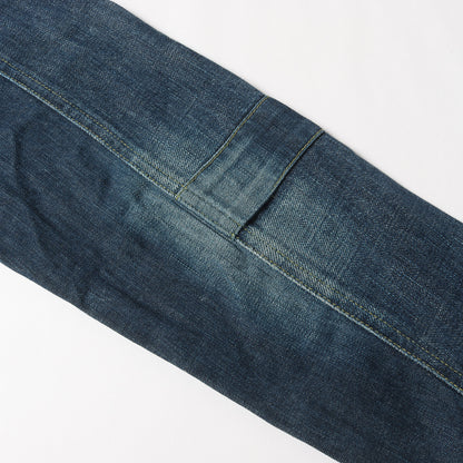 01AW D.A.V.F / 宝飾武装義勇軍期 ヴィンテージ加工 フルジップ デニムジャケット