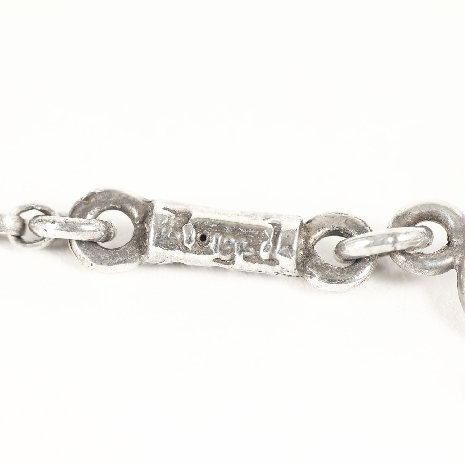 90s ×ROYAL ORDER ブランドロゴ シルバー ネックレス - ブランド古着の