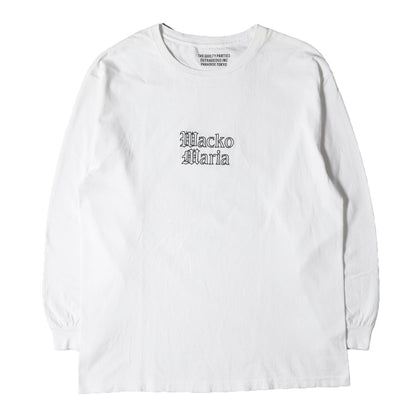 24SS ブランドロゴ刺繍 ロングスリーブ Tシャツ(CREW NECK LONG SLEEVE T-SHIRT)