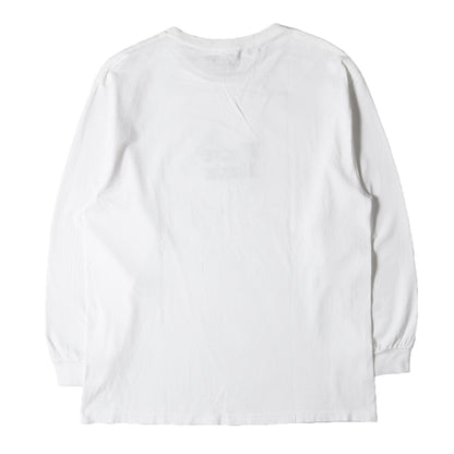 24SS ブランドロゴ刺繍 ロングスリーブ Tシャツ(CREW NECK LONG SLEEVE T-SHIRT)