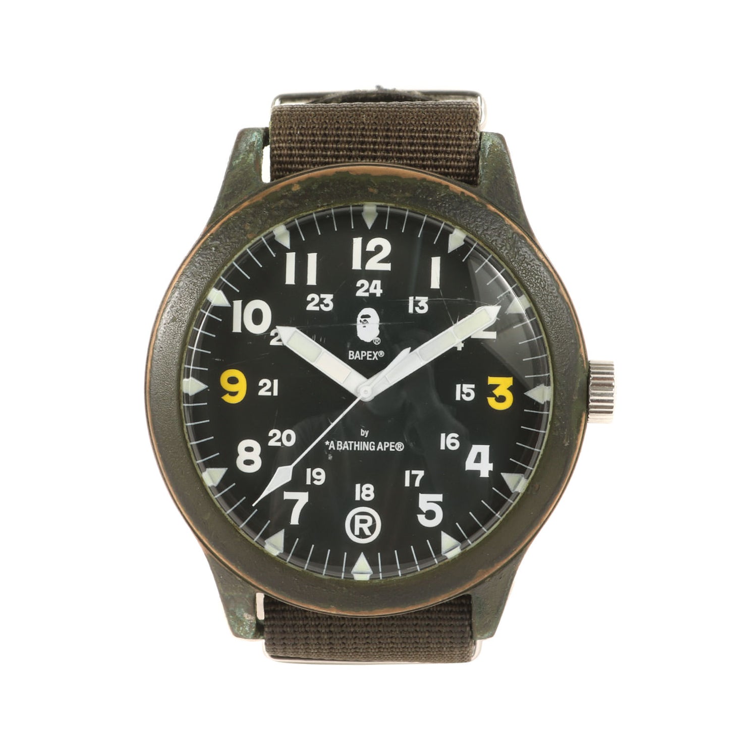 00s BAPEX ビッグフェイス ミリタリー 自動巻き 腕時計 / ウォッチ