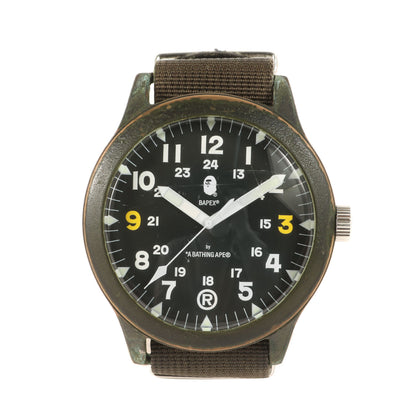00s BAPEX ビッグフェイス ミリタリー 自動巻き 腕時計 / ウォッチ