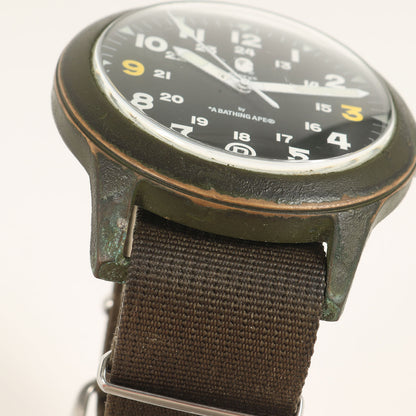 00s BAPEX ビッグフェイス ミリタリー 自動巻き 腕時計 / ウォッチ