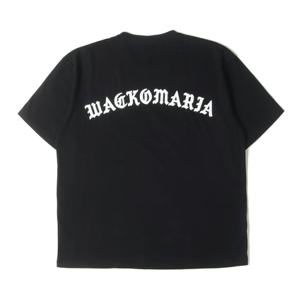 24SS オールドイングリッシュロゴ ヘビー Tシャツ(WASHED HEAVY WEIGHT CREW NECK T-SHIRT)
