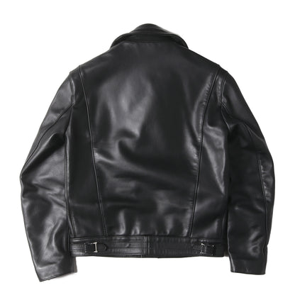 サイクロンン カウハイドレザー ダブル ライダース ジャケット(CYCLONE)