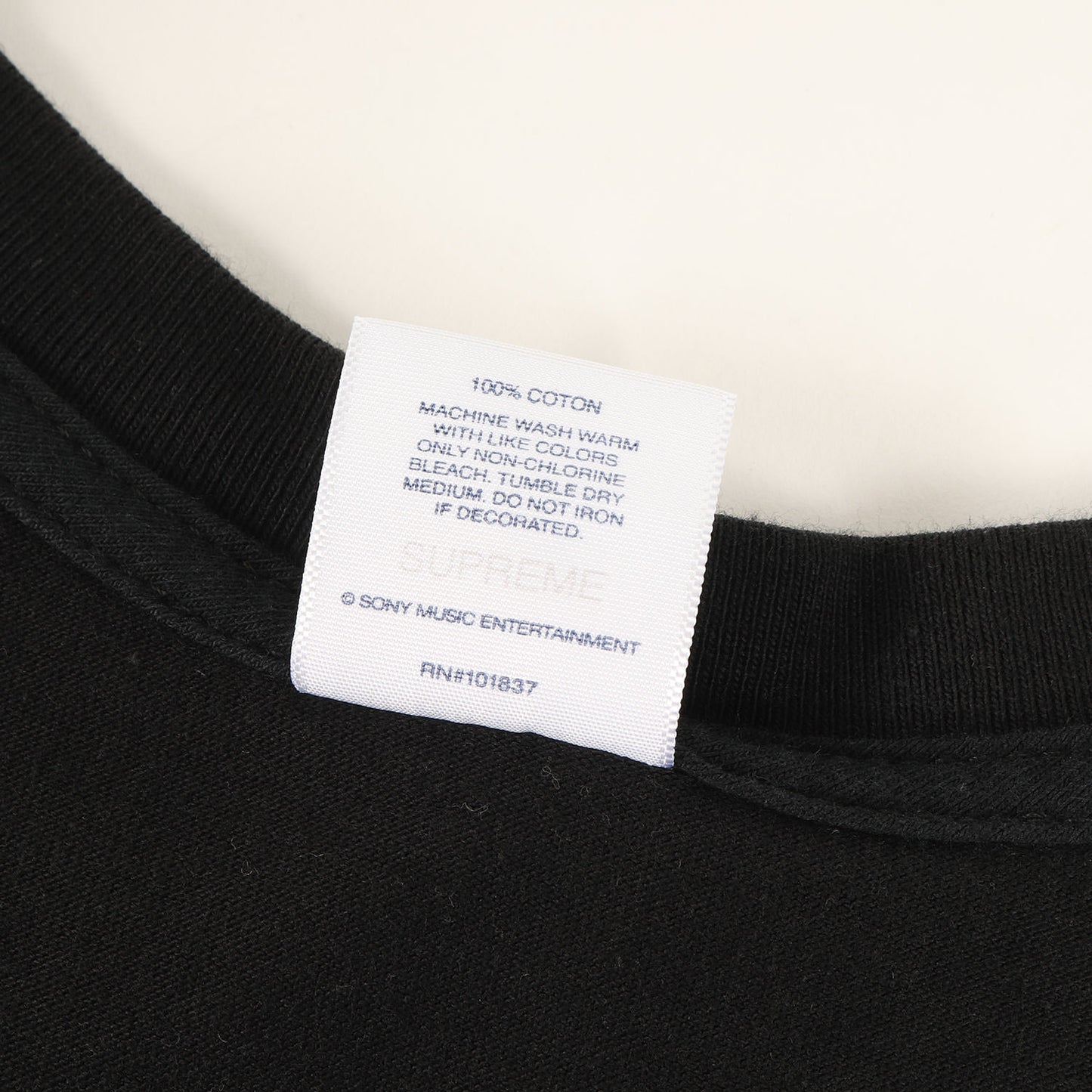 20AW ×Ghost Face Killah アルバムアート Tシャツ(Supreme Clientele Tee)