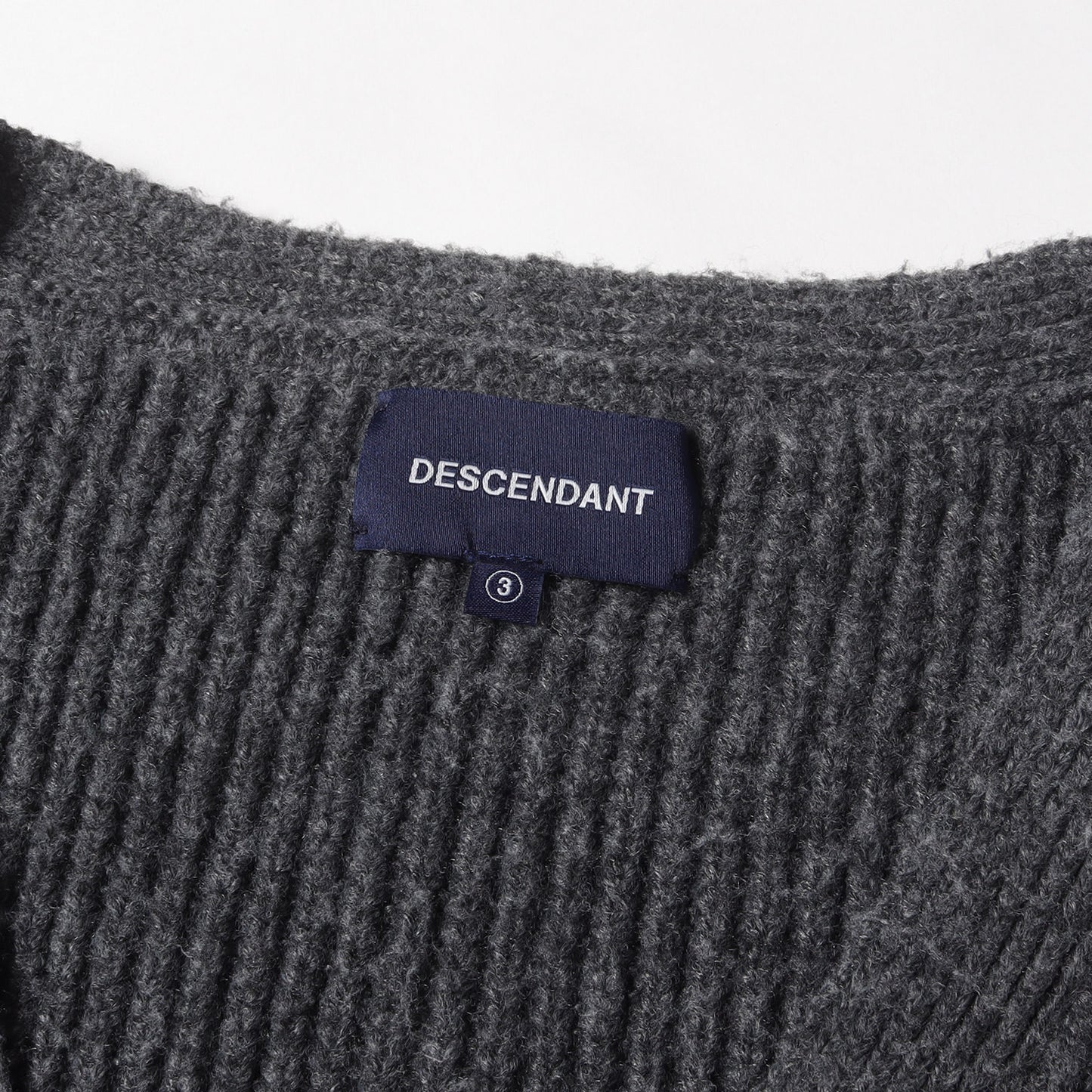 23AW ワンポイント刺繍 ニット カーディガン(NURSE KNIT CARDIGAN)