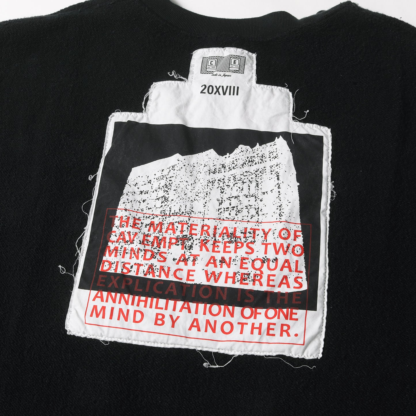 グラフィックプリント オーバーサイズ スウェット(CARD 19/1 CREW NECK)
