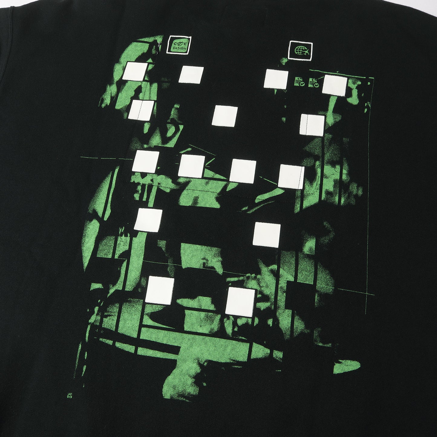 グラフィックプリント オーバーサイズ スウェット(CARD 19/1 CREW NECK)
