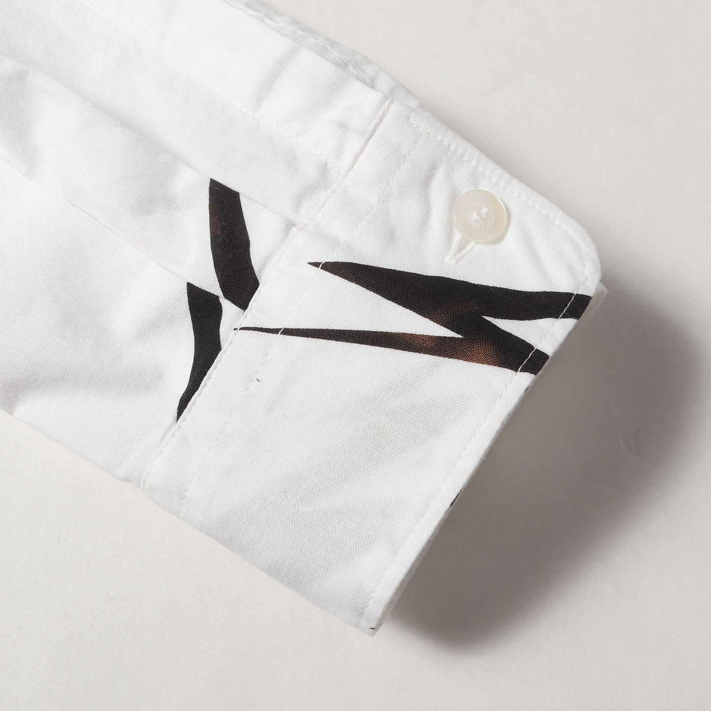 ライトニング柄 オープンカラー コットン シャツ(LIGHTNING SHIRT)