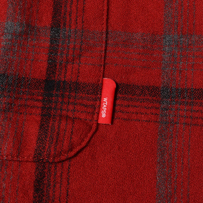 オープンカラー チェック ウールシャツ(VATOS L/S)