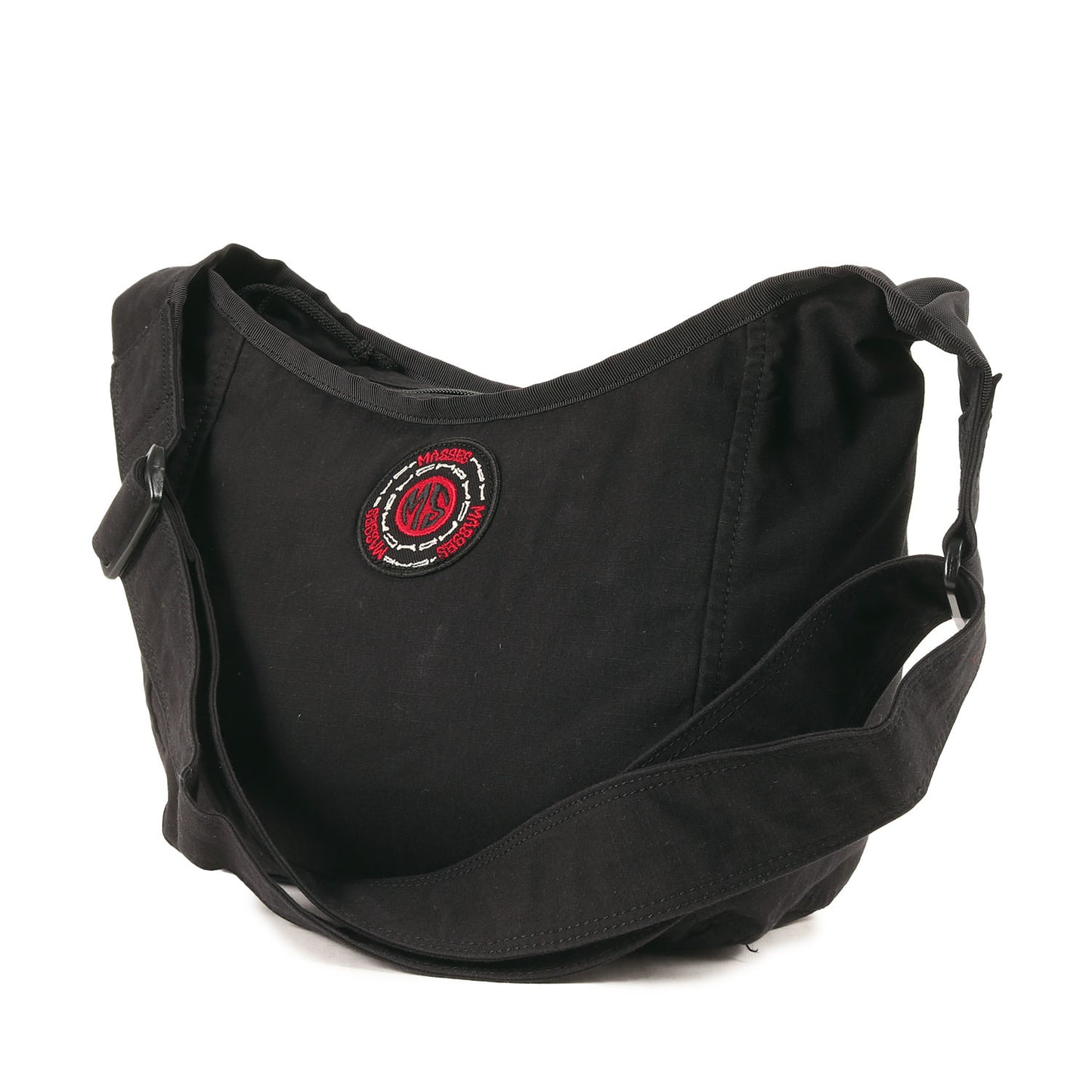 ワッペン付き リップストップ ショルダーバッグ