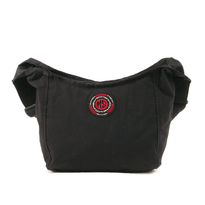 ワッペン付き リップストップ ショルダーバッグ