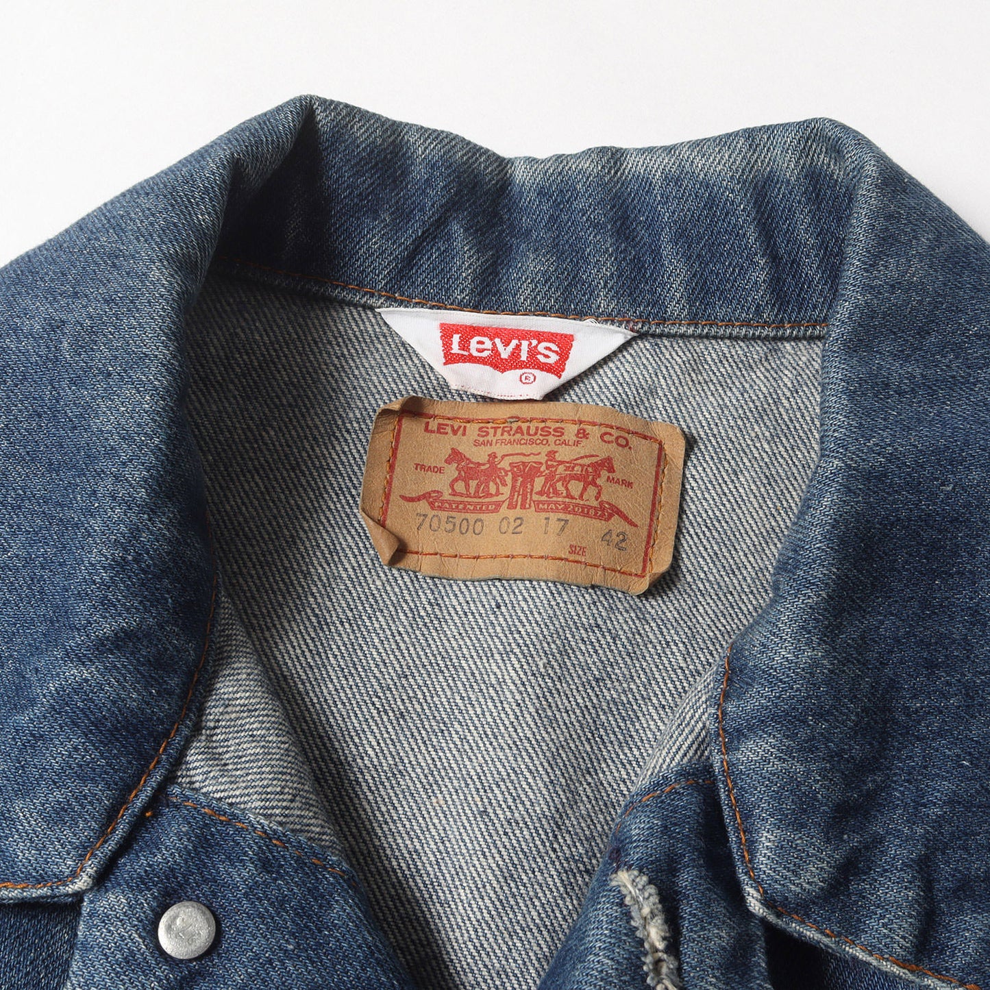 80s 70500-0217 デニムジャケット(フランス製) / Gジャン トラッカージャケット